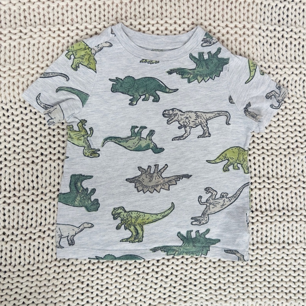 Old Navy Dinosaur Short Sleeve Toddler T-shirt Size 2T